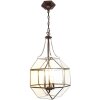 Clayre & Eef 5LL-9341 Lampada a sospensione 30x30x170 cm E14-max 3x40W