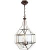 Clayre & Eef 5LL-9341 Lampada a sospensione 30x30x170 cm E14-max 3x40W
