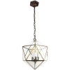 Clayre & Eef 5LL-9344 Lampada a sospensione 30x30x160 cm E14-max 3x40W