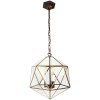 Clayre & Eef 5LL-9344 Lampada a sospensione 30x30x160 cm E14-max 3x40W