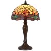 LumiLamp 5LL-9347 Lampada da tavolo Tiffany Ø 30x53 cm E27-max 1x60W Giallo