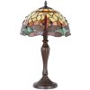 LumiLamp 5LL-9347 Lampada da tavolo Tiffany Ø 30x53 cm E27-max 1x60W Giallo