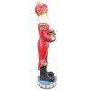 Clayre & Eef 5PR0089 Decorazione Babbo Natale 22x21x82 cm Blu