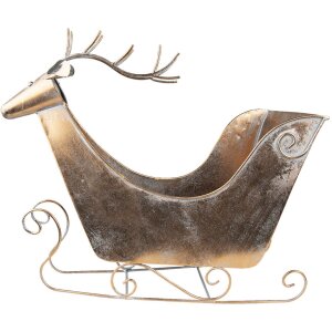 Clayre & Eef 5Y1089 Decorazione Slitta 54x26x49 cm color oro