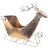 Clayre & Eef 5Y1089 Decorazione Slitta 54x26x49 cm color oro