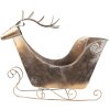 Clayre & Eef 5Y1089 Decorazione Slitta 54x26x49 cm color oro
