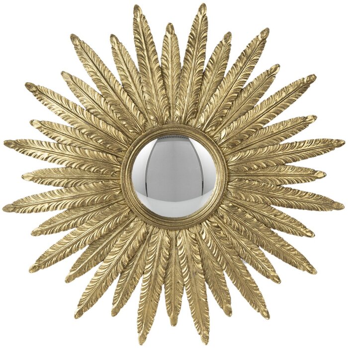 Clayre & Eef 62S253 Specchio Ø 38x2 cm color oro