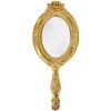 Clayre & Eef 62S262 Specchio a mano 10x1x25 cm Color oro