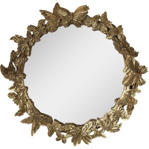 Clayre & Eef 62S269 Specchio Ø 34x5 cm color oro