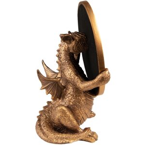 Clayre & Eef 62S281 Specchio da tavolo 16x13x25 cm Colore oro