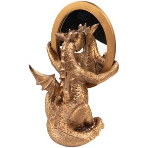 Clayre & Eef 62S281 Specchio da tavolo 16x13x25 cm Colore oro