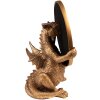 Clayre & Eef 62S281 Specchio da tavolo 16x13x25 cm Colore oro