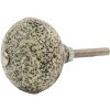 Clayre & Eef 65057 Pomello per porta Ø 4x3 cm Nero