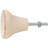 Clayre & Eef 65059 Pomolo per porta Ø 4x3 cm Bianco