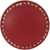 Clayre & Eef 65062 Pomello per porta Ø 4x3 cm Rosso - Oro