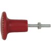 Clayre & Eef 65062 Pomello per porta Ø 4x3 cm Rosso - Oro