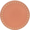 Clayre & Eef 65063 Pomello per porta Ø 4x3 cm Arancione - Oro