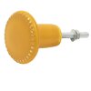 Clayre & Eef 65065 Pomello per porta Ø 4x3 cm Giallo - Oro