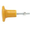 Clayre & Eef 65065 Pomello per porta Ø 4x3 cm Giallo - Oro
