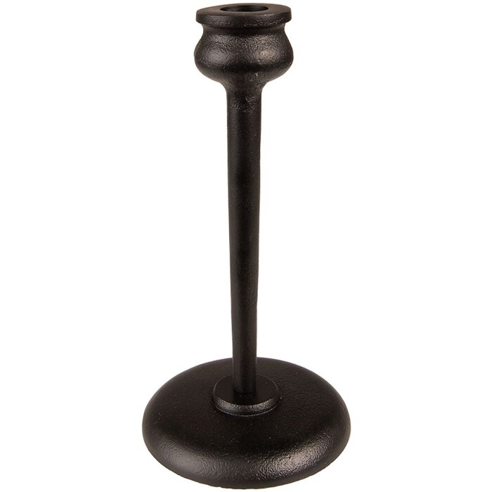 Clayre & Eef 65083 Candeliere Ø 10x21 cm Nero