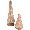 Clayre & Eef 65121 Albero di Natale Ø 13x24 cm Rosa