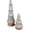 Clayre & Eef 65123 Albero di Natale Ø 13x24 cm Rosa