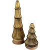 Clayre & Eef 65128 Albero di Natale Ø 15x44 cm color oro