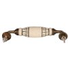 Clayre & Eef 65167A Maniglia 17x5x3 cm Bianco - Oro