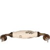 Clayre & Eef 65167B Maniglia 17x5x3 cm Bianco - Oro