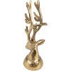 Clayre & Eef 6AL0063 Decorazione Statua Renna 8x7x20 cm Color oro