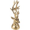 Clayre & Eef 6AL0063 Decorazione Statua Renna 8x7x20 cm Color oro