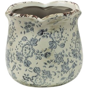 Clayre & Eef 6CE1455S Vaso da fiori decorativo...