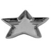 Clayre & Eef 6CE1465 Ciotola 20x19x2 cm Ciotola decorativa color argento Stella