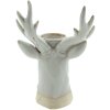Clayre & Eef 6CE1495 Portacandele Renna 15x12x21 cm Beige - Marrone