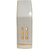 Clayre & Eef 6CE1504 Decorazione Casa con LED 8x5x18 cm Beige