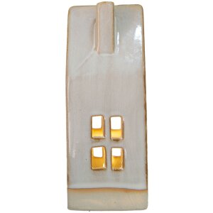 Clayre & Eef 6CE1505 Decorazione Casa con LED 7x6x15 cm Beige