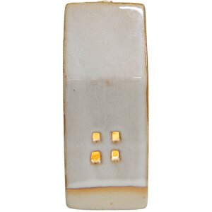 Clayre & Eef 6CE1506 Decorazione Casa con LED 5x5x12 cm Beige