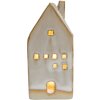 Clayre & Eef 6CE1506 Decorazione Casa con LED 5x5x12 cm Beige