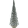 Clayre & Eef 6CE1512 Decorazione Albero di Natale Ø 10x27 cm Grigio