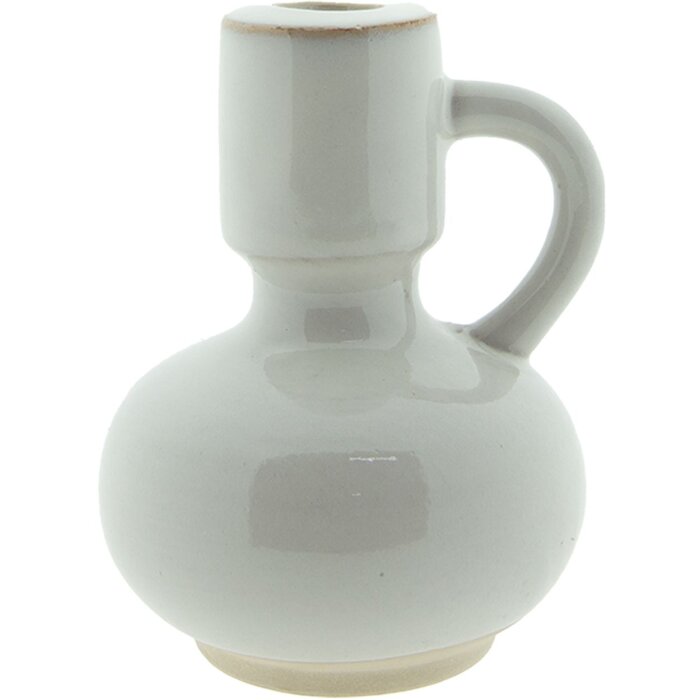 Clayre & Eef 6CE1517 Candeliere Ø 9x10 cm Beige