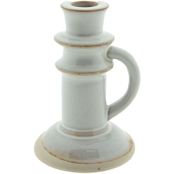 Clayre & Eef 6CE1518 Candeliere Ø 10x14 cm Beige