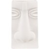 Clayre & Eef 6CE1527 Vaso da decorazione 15x9x25 cm Bianco