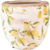 Clayre & Eef 6CE1529M Vaso da fiori decorativo Ø 18x17 cm Giallo