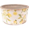 Clayre & Eef 6CE1533M Vaso da fiori decorativo Ø 16x9 cm Giallo