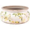 Clayre & Eef 6CE1534L Vaso da fiori decorativo Ø 23x10 cm Giallo