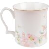 Clayre & Eef 6CEMU0126 Tazza 13x9x9 cm - 414 ml Bianco - Rosa