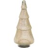Clayre & Eef 6GL3603 Albero di Natale Ø 13x30 cm color argento