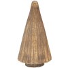 Clayre & Eef 6GL3634 Albero di Natale Ø 15x32 cm Marrone