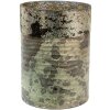 Clayre & Eef 6GL3637 Lanterna Ø 18x25 cm Verde Luce del vento