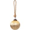 Clayre & Eef 6GL3658 Guaina di Natale Ø 7x7 cm Guaina di Natale color oro